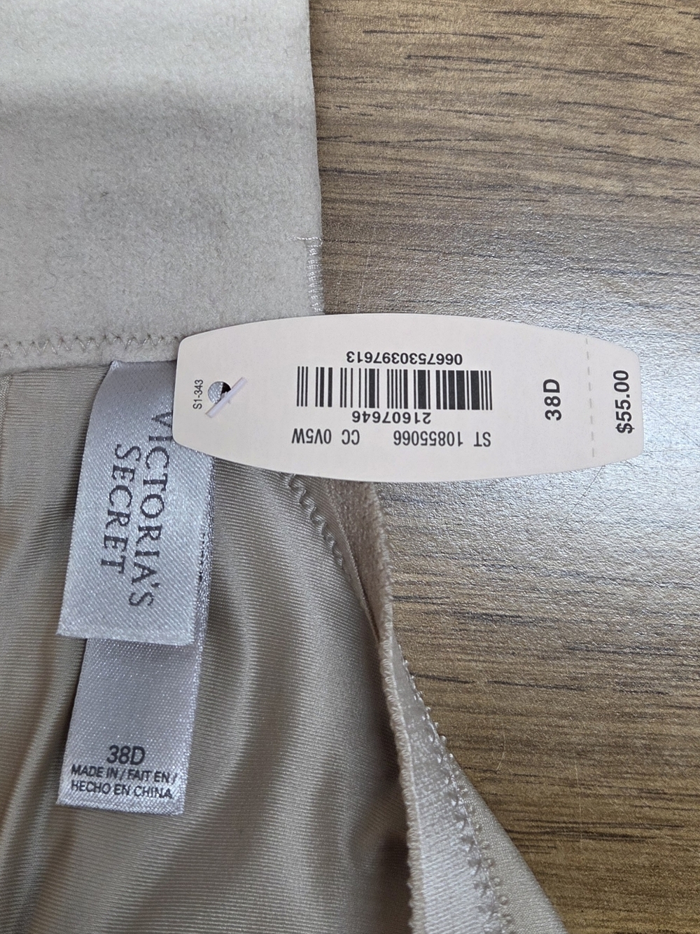 Victoria's Secret Dream Angels Lace Push-Up Bra in Beige ‐ 38D NWT - Picture 5 of 6